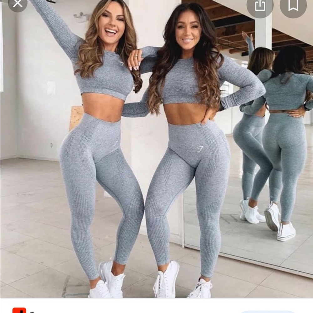 Authentic Gymshark Vital Seamless BlueMarl Legging